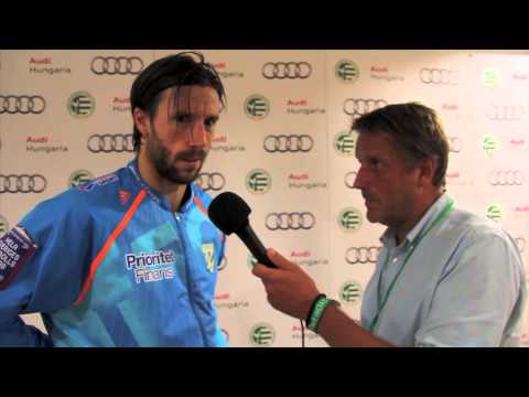 Bjärsmyr efter segern i Ungern