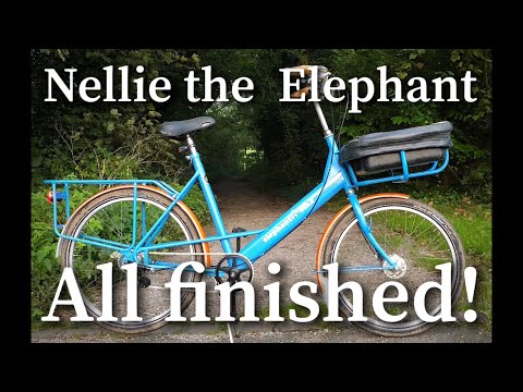 Elephant Bike, Pashley Pronto Mailstar upgrades & bling! Gearing, stand, mudguards. Test ride.