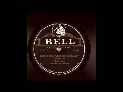 I Never Knew What the Moonlight Could Do - California Melody Men, 1926 [Restored Audio]