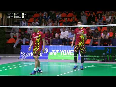 Match point - Chang / Po vs Sothon / Trinkajee - MD, Final - Belgian Int. 2022
