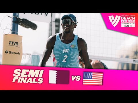 Cherif/Ahmed vs. Crabb Tr./Crabb - Semi Final Highlights | Newport Beach 2025 #BeachProTour