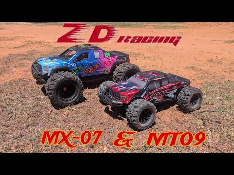 Zd Racing MT09 & Zd Racing MX -07 run at the track 