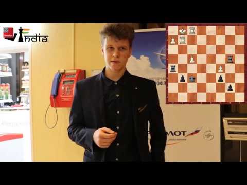 GM Artemiev Vladislav  (Russia ) after round 2 Aeroflot Open 2018