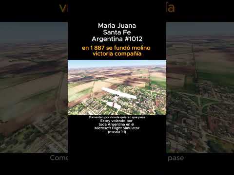 Maria Juana, Santa Fe desde el Microsoft Flight Simulator #mariajuana #santafe #msfs #joaha45