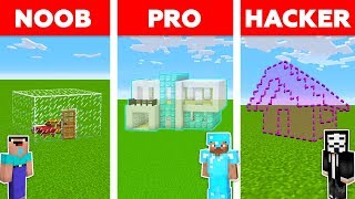Download lagu Minecraft NOOB vs PRO vs HACKER: INVISIBLE HOUSE BUILD CHALLENGE in Minecraft / Animation mp3