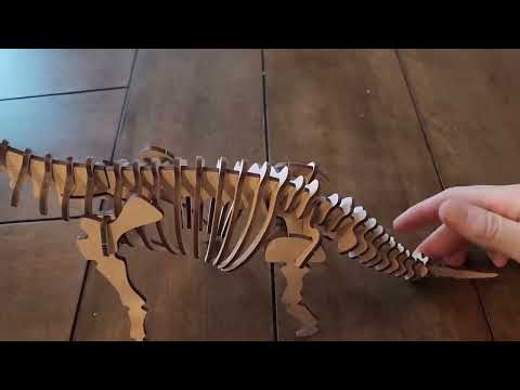 Life-Size Brachiosaurus 3D Puzzle Assembly | 1/8″ MDF Dinosaur