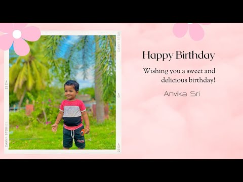 HAPPY BIRTHDAY MUMMY 💗 Wishing you a sweet and delicious birthday ` ANVIKA SRI ‘