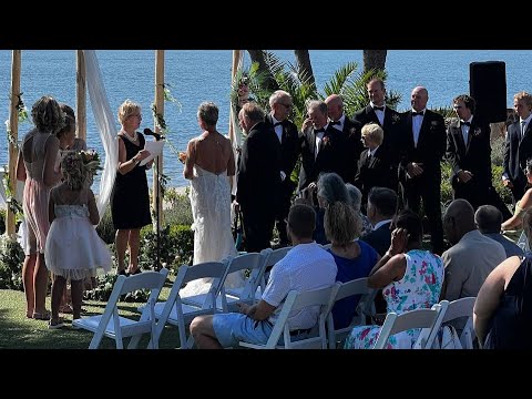 A blissful wedding ceremony of Marvin and Marquita at Mission Bay Resort and Spa.