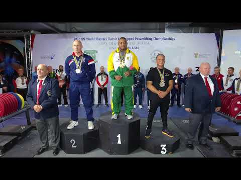 IPF 25 World Masters Classic Powerlifting Men M2 59- 74kgs