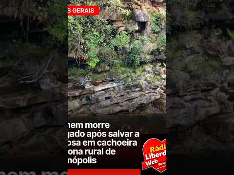 Homem morre afogado após salvar a esposa em cachoeira na zona rural de Buenópolis