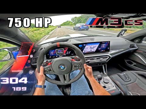 750HP BMW M3 CS is INSANE on the UNLIMITED AUTOBAHN!