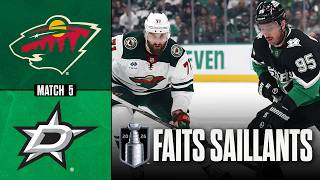 Wild vs Stars, match no 5 | 28/04/26 | Faits saillants