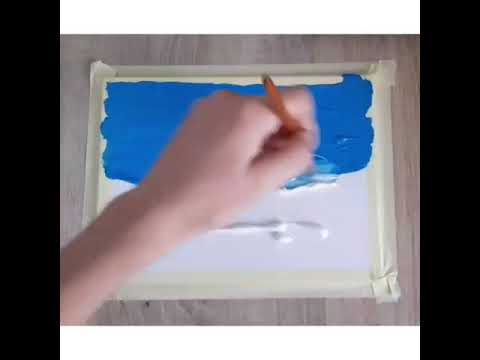 Aluminium painting technique Drawing for beginners/Pictură pentru începători/живопись для начинающих