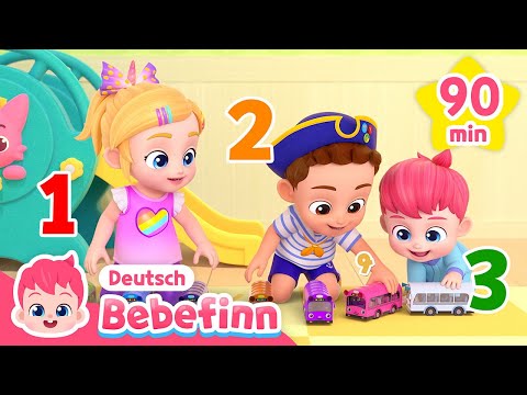 Zahlen lernen für Kinder | 123 Zahlen Lied | Mix | Bebefinn Deutsch - Kinderlieder