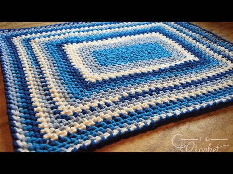 Left Hand Crochet for Beginners Baby Blanket Pattern The Crochet Crowd