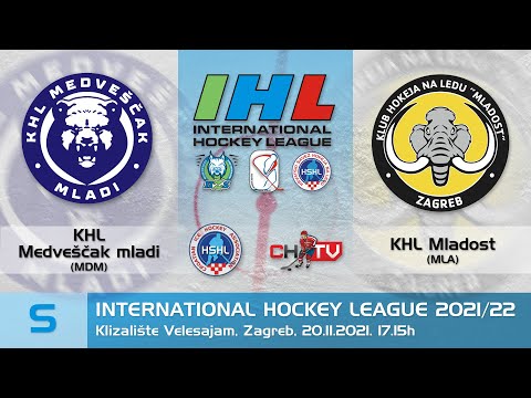 IHL 2021/22 Seniori - KHL Medveščak mladi vs KHL Mladost