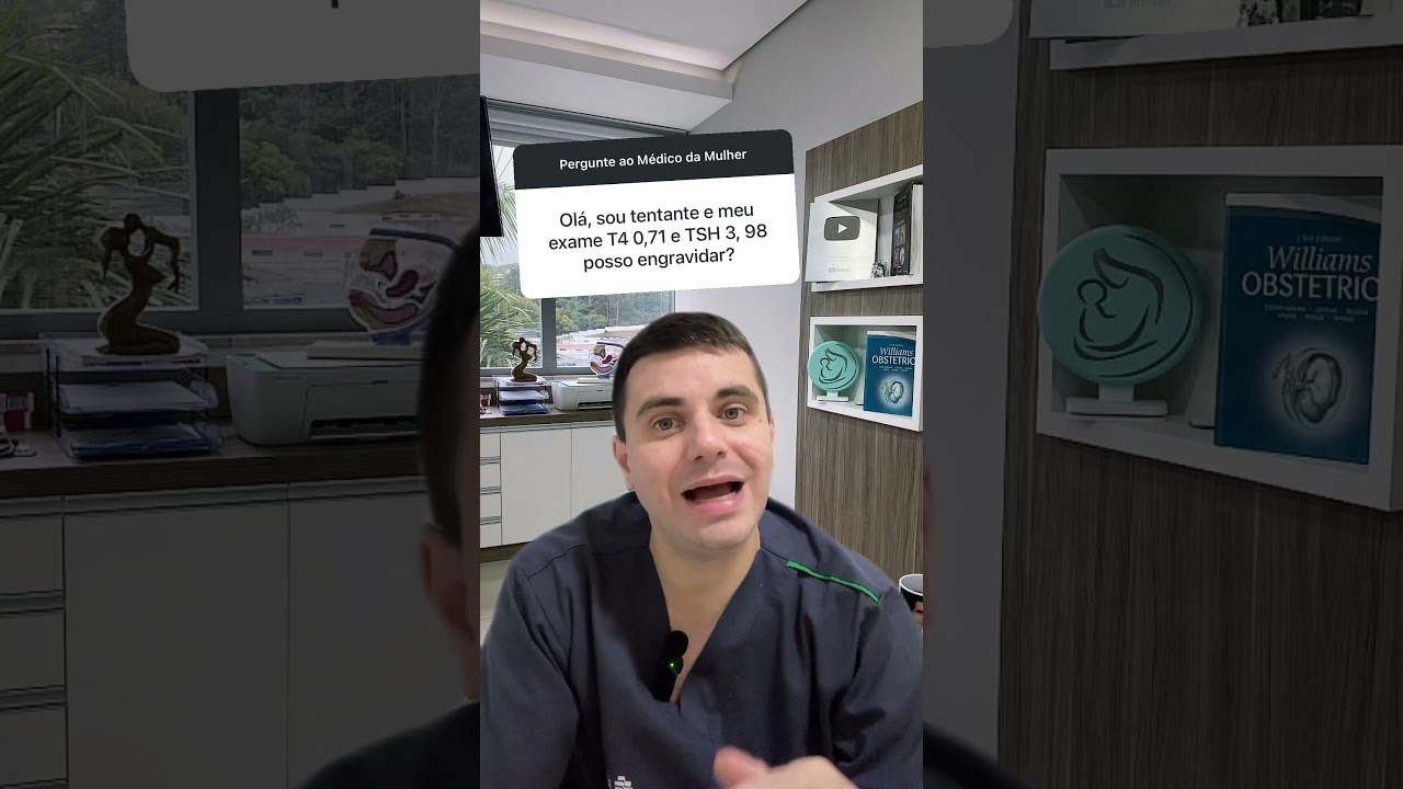 TSH de 4,0. Posso engravidar? #drdiegoresponde