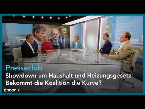Presseclub: Showdown um Haushalt und Heizungsgesetz – Bekommt die Koalition die Kurve?