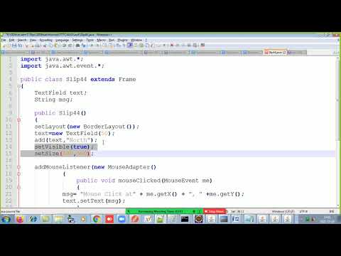 Core Java Awt Adapter Classes