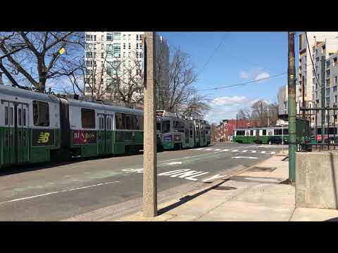 Two MBTA Green lines at Heath st