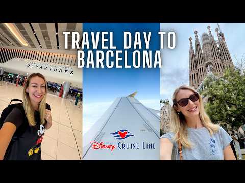 Solo Travel Day to Barcelona with Vueling for a 7 Night Western Europe Cruise l Disney Cruise Line