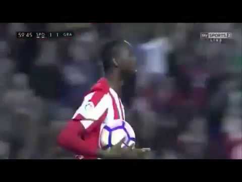 Gol de Lacina Traoré [1-1] - Jª28: Real Sporting - Granada CF (esRadio Asturias)