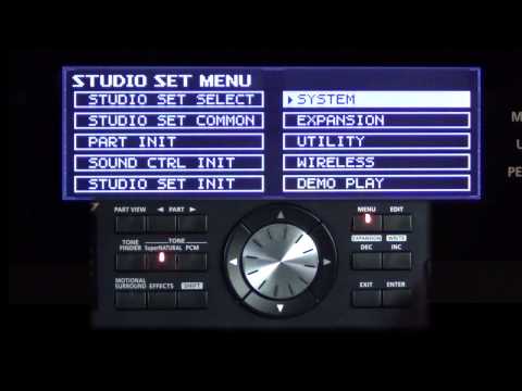 Roland Integra-7 - Studio Set Start Up