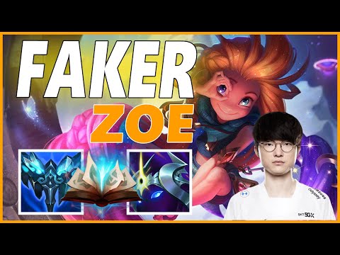 ⚡FAKER ZOE MID GAMEPLAY⚡SEASON 11 LEAGUE OF LEGENDS