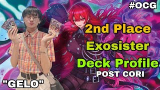 Yu-Gi-Oh! - 2nd Place Exosister Deck Profile | Post CORI | Gelo | OCG
