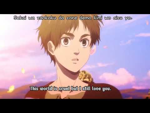 "Akuma no Ko" - Ai Higuchi (Lyrics + English Sub) [Attack on Titan]