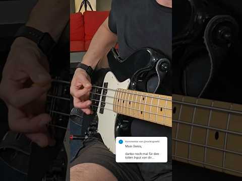 Wie spielt man mit dem Plektrum Dreiklänge auf dem Bass?
