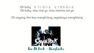 Download lagu LIRIK   TERJEMAHAN LAGU HEARTACHE   - ONE OK ROCK mp3
