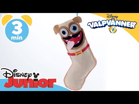 Valpvänner JULPYSSEL | Rolly Julstrumpa 🧦- Disney Junior Sverige