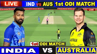 🔴 Live: India Vs Australia, 1st ODI - Mumbai | Live Score & Commentary | IND Vs AUS | 1st Innings