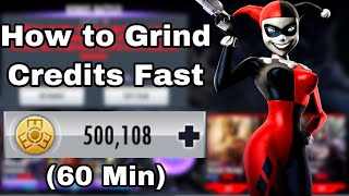 Injustice Mobile- How to Grind 500k Credits in 1HR / Fast/Easy Method (Experienced Players)