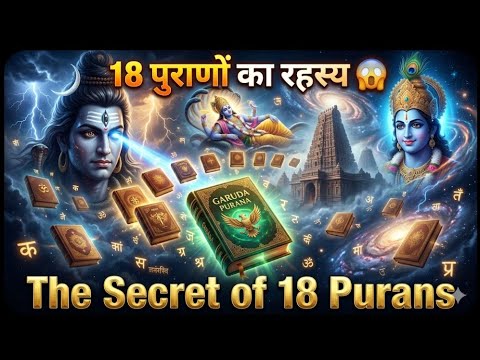 हिंदू धर्म के 18 रहस्यमयी पुराण 🔱 | हर पुराण में छिपा है एक बड़ा रहस्य! #18Puran #HinduPuran