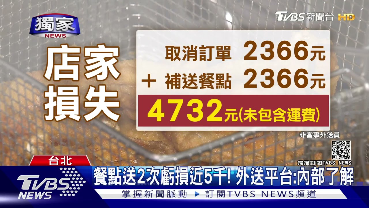 快遞小吃銷單！餐點未送回　店家還遭客訴