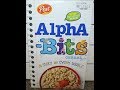 Post Alpha Bits Cereal Review