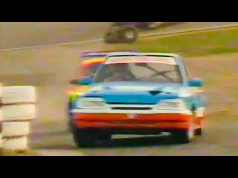 British Open Championship 1990 UNLUCKY Terje Schie Peugeot 205 T16 Division Two Final Brands Hatch.