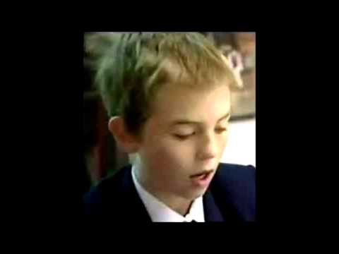 Connor Burrowes, boy soprano, sings Silent Night