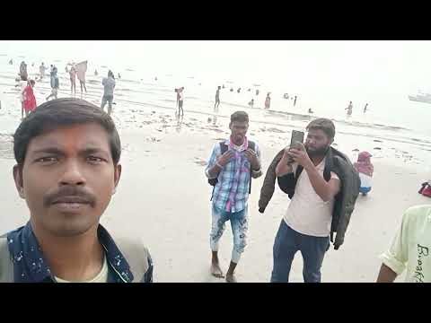 2022 gangasagar mala ghuray asa moja tai alada somudra saikat beach er dhar🏖️
