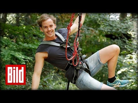 Anton ist der neue „Tarzan“ in Oberhausen - Ein Musical-Treffen im Hochseilgarten