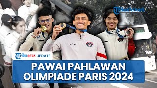 Pawai Kemenangan Para Atlet Peraih Medali Olimpiade Paris 2024, Disambut Presiden Jokowi di Istana