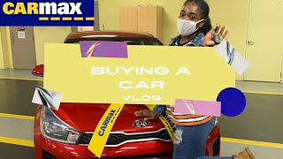 BUYING MY FIRST CAR FROM CARMAX VLOG EXPERIENCE GRWM AND STORYTIME