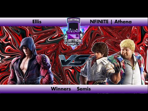 Flynn's Arcade 047 Winners Semis - Ellis (Jin)Vs. NFINITE | Athena (Bob, Miguel) Tekken 7 Tournament