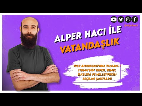 32) Anayasa Hukuku 15- 1982 Anayasası'nda Yasama 1 - Alper Hacı (KPSS VATANDAŞLIK) 2023