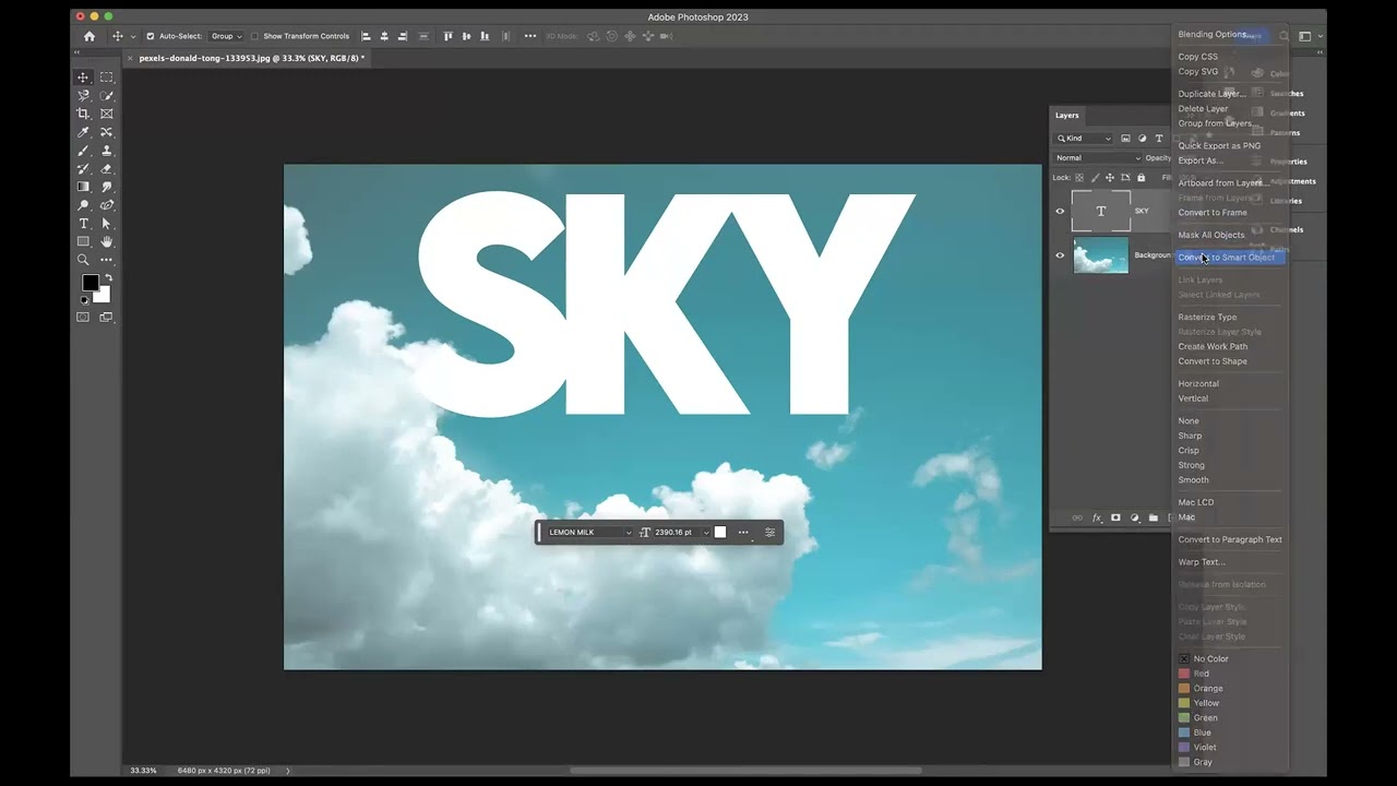Cloud Effect - Adobe Photoshop