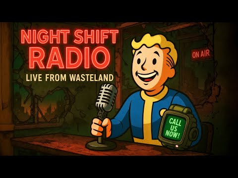 The Midnight Oil (pt 2): Fallout Call-In Radio Show | Oldies Music & ASMR Bedtime Story