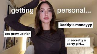 reacting to your assumptions about me...