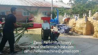 Motorized hammer mill chaff cutter with movable wheels for Africa